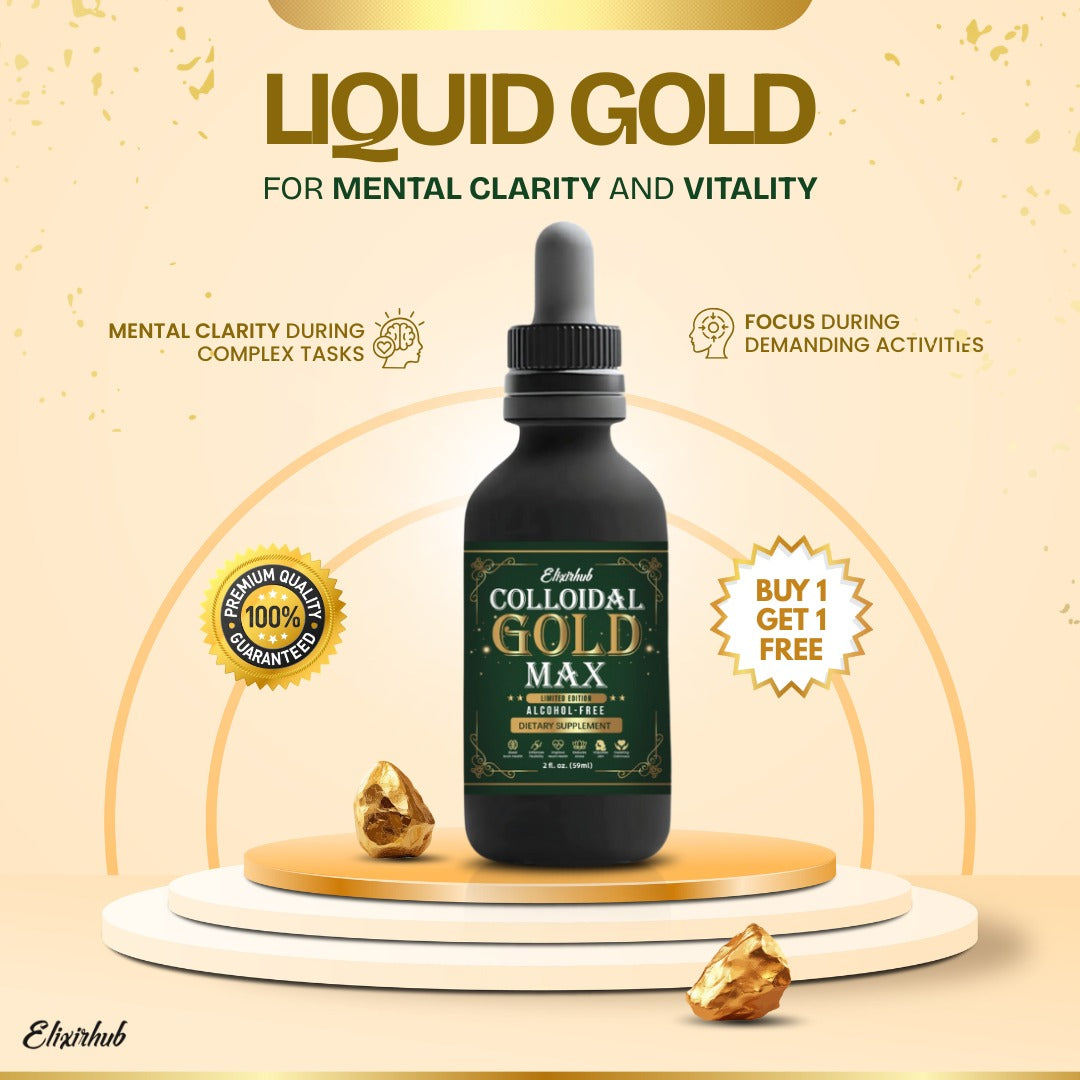 Holiday Offer - Buy 1 Get 1 Free - Colloidal Gold Dietary Supplement