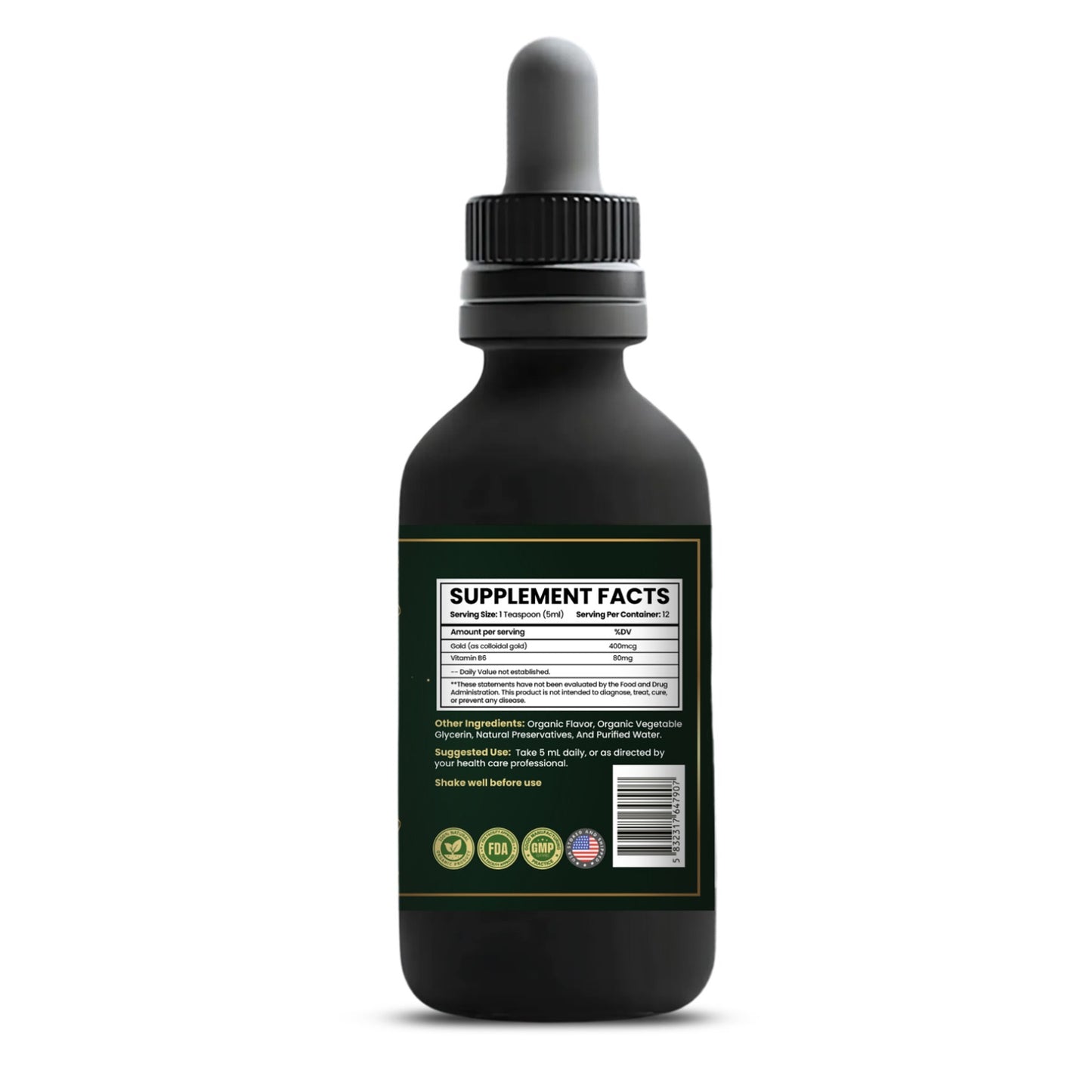 Holiday Offer - Buy 1 Get 1 Free - Colloidal Gold Dietary Supplement