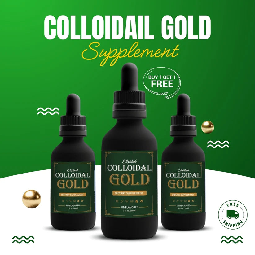 Holiday Offer - Buy 1 Get 1 Free - Colloidal Gold Dietary Supplement
